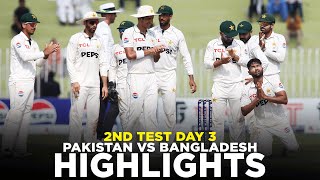 Full Highlights  Pakistan vs Bangladesh  2nd Test Day 3 2024  PCB  M8A1K [upl. by Mckeon]