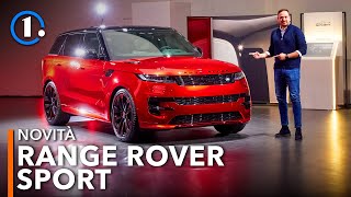 Nuova Range Rover Sport  LUSSO e tecnologia al TOP per la strada e loffroad Da 90000 euro [upl. by Sucramd687]