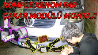 T5 CARAVELLE XENON FAR SİS  ÇAKAR MONTAJI 12 MODLU  ŞİMŞEK ETKİLİ [upl. by Gninnahc]