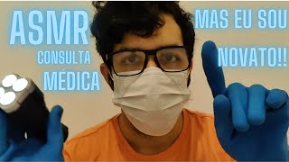 ASMR ROLEPLAY  EXAME DOS NERVOS CRANIANOS MAS EU SOU UM MÉDICO INEXPERIENTE [upl. by Yedok]