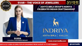 SVAR Media presents AI Anchor SVARA The Future of Fashion amp Jewellery Newscasting  19 [upl. by Ateekram]