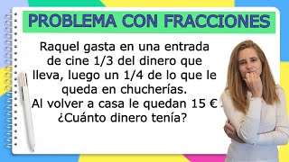 Aprende a resolver problemas de FRACCIONES con este ejemplo REAL matematika maths fracciones [upl. by Liz613]