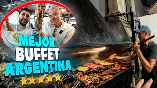 EL MEJOR BUFFET DE PARRILLA ARGENTINA NO TIENE SENTIDO INVITO A UN SEGUIDOR AL ASADO SIN LIMITES [upl. by Ayotel]