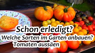 Tomaten Aussaat März 2023  Tipps für Tomaten  Welche Tomaten im Garten anbauen [upl. by Nial]