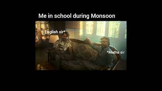 🥲 monsoon school schoollife relatable shorts telugu funny comedy firstshortvideo [upl. by Barri921]