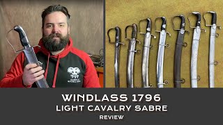 Windlass 1796 Light Cavalry Sabre  Sword Review [upl. by Adlig786]