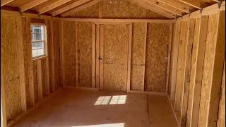 10x20 Storage Shed built on site [upl. by Won]