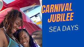 Carnival JubileeWestern Caribbean CruiseFeb 2024 Sea days [upl. by Ojimmas]