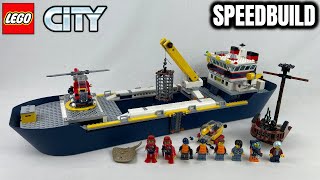 LEGO City 2020 quotOcean Exploration Shipquot 60266 Speed Build amp Review [upl. by Steward]