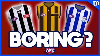 Have AFL Guernsey Designs Become Boring [upl. by Johppah]