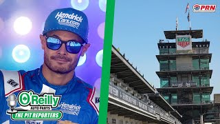 Kyle Larsons IndyCar rookie test reaction Can he win the Indy 500 [upl. by Anayik635]