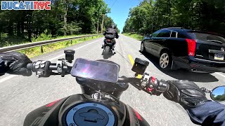 Brother Brother Putzing up Route 97  Hawks Nest to Catskills TT Stage 1 v2092 [upl. by Adnarahs]