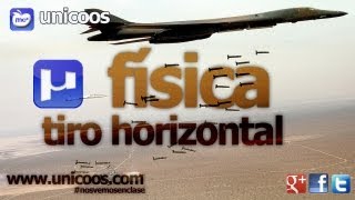 FISICA Tiro horizontal 01 BACHILLERATO MRUA MRU [upl. by Volny]