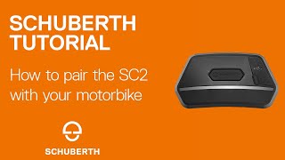 SCHUBERTH SC2  Tutorial  Pairing with the motorbike [upl. by Edva835]