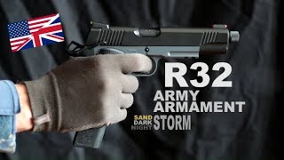 EN R32 Army Armament  Airsoft review  Darkstorm Nightstorm Sandstorm  Airsoft [upl. by Olwena]