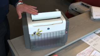 Konica Minolta Pagepro 1300E Printer Review [upl. by Lia]