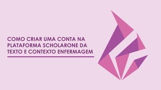 Como criar uma conta ScholarOne da TCE [upl. by Llerroj]