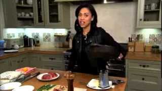 Ayesha Curry in Cookin With The Currys  Jockingtoncom [upl. by Vel]