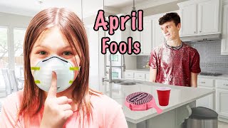 SNEAKY April Fools Day JOKE and Funny PRANKS [upl. by Orelle]