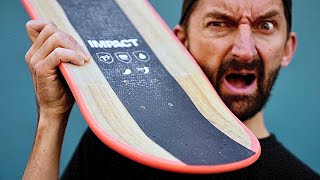 WE TEST THE UNBREAKABLE IMPACT SKATEBOARD [upl. by Certie423]