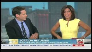 Zoraida Sambolin returns after recovering from breast cancer on quotEarly Startquot August 5 2013 [upl. by Ardaid]