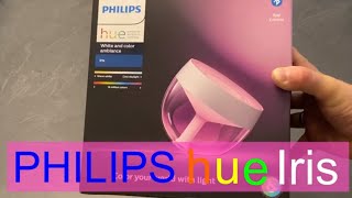 Philips Hue LivingColors LED Tischleuchte Iris dimmbar bis zu 16 Millionen Farben [upl. by Belayneh939]