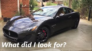 Maserati Granturismo buyers guide what did I look for [upl. by Balas]