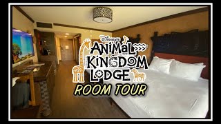 ANIMAL KINGDOM LODGE ROOM TOUR  Standard View Room Animal Kingdom Lodge  Best Rooms at Disney [upl. by Oira]