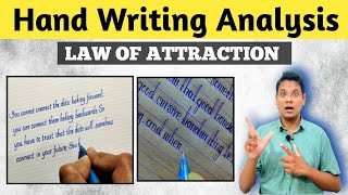 Hand Writing Analysis With Law of Attration। Hand Writing Analysis। Coach SG [upl. by Lerrad]