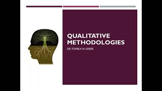 Introducing Qualitative Research Methodologies [upl. by Felicio409]