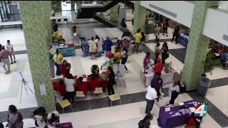 Hundreds of Jacksonville high schoolers gear up for college at HBCU fair [upl. by Wylie915]