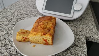 Cake au Poulet tomates séchées et poivrons au Thermomix® [upl. by Ehling]