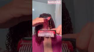 Routine styling capelli Ricci afro perfetto tutorial shortvideo [upl. by Oterol360]