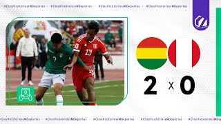 BOLIVIA vs PERÚ 20  RESUMEN Y GOLES DEL PARTIDO  FECHA 5  CLASIFICATORIAS 2026 🇧🇴⚽🇵🇪 [upl. by Derman]