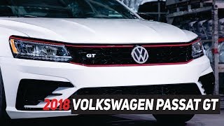 2018 Volkswagen Passat GT sportier look in Detroit [upl. by Rolyak]