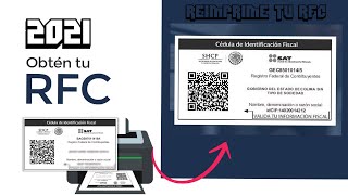 Como Tramitar RFC Por Primera Vez  Como Sacar Tu RFC Con Tu CURP 2021 [upl. by Braasch]