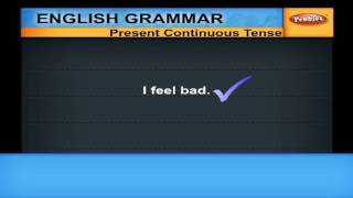 Present Continuous Tense  Learn English Grammar for kids  English Learning [upl. by Lacim]