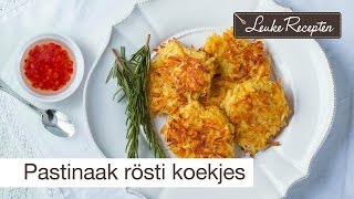 Pastinaak rösti koekjes [upl. by Atinuahs865]