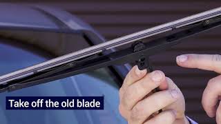 How to remove and install wiper blades with a J Hook connection [upl. by Zarla]