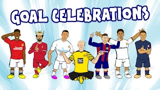 🎵ICONIC GOAL CELEBRATIONS  The Song🎵 Footballs Best Goal Celebrations [upl. by Maleeny]