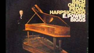 Bach  Prelude and Fugue in G BWV 541 E Power Biggs pedal harpsichord [upl. by Herries]