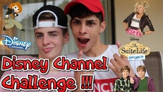 Disney Channel Challenge W BruhItsZach    Flamingeos [upl. by Ijok]