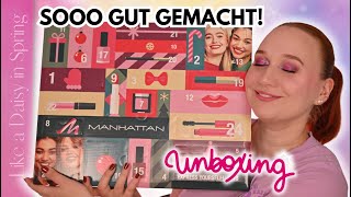 NUR FULL SIZE 😍 MANHATTAN Adventskalender 2024 Unboxing  LikeADaisyInSpring [upl. by Eceined]