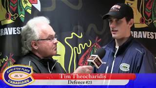 CCHL Interview Tim Theocharidis [upl. by Llyrrad]