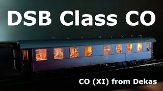 DSB Class CO XI from Dekas  Unboxing Passengers Light and Weathering [upl. by Davidde307]