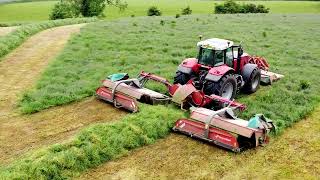 Kverneland 53100 MT BX Triple Mowers “Kverneland with us has got a proven track record” [upl. by Huskey]