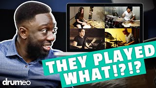 Gospel Drummer REACTS to Larnell Lewis and Mark Kelso Jazz Festival Drum Shed [upl. by Yearwood]