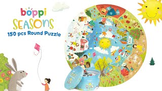 boppi Seasons 150pcs Round Puzzle [upl. by Taft113]