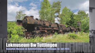 Besuch im Lokmuseum im Bahnbetriebswerk Tuttlingen  Juli 2023 [upl. by Reifnnej769]