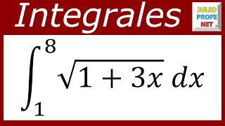 INTEGRAL DEFINIDA  Ejercicio 16 [upl. by Niasuh]